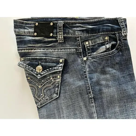 Wired Heart 29‎ Women's Blue Jeans - Picture 3 of 10